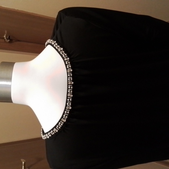 Liz Claiborne Career Woman NWT black dressy top, 1X - Picture 5 of 10